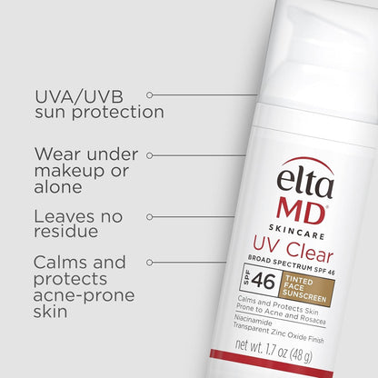 EltaMD UV Clear Tinted Broad-Spectrum SPF 46 – 48g