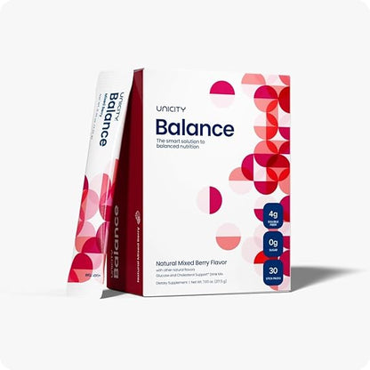Unicity Balance Cholesterol Support Drink Mix – Orange (30 Stick Packs)