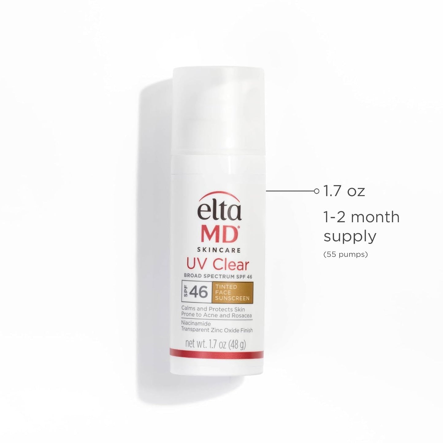 EltaMD UV Clear Tinted Broad-Spectrum SPF 46 – 48g